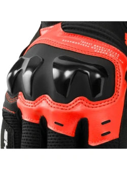 Rękawice motocyklowe Shima Spark 3.0 czarno-fluo czerwone