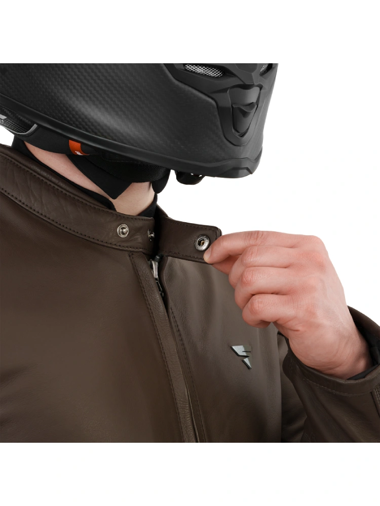 Kurtka motocyklowa skórzana Shima Hunter 3.0 brązowa