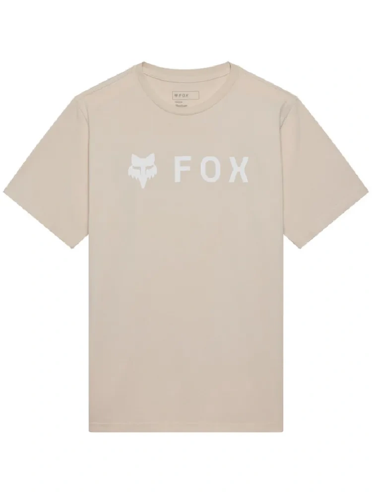 Koszulka z krótkim rękawem FOX Absolute 195 kremowa