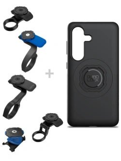 Zestaw rowerowy: etui MAG na telefon Samsung Galaxy S26 (magnetyczne) + mocowanie Quad Lock