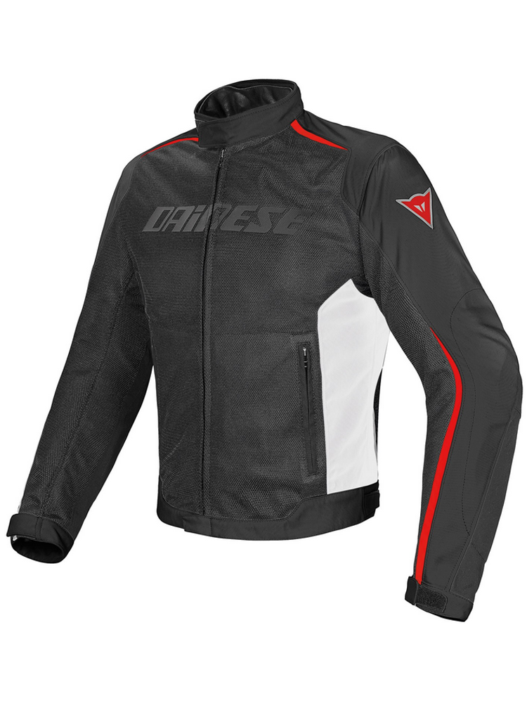 Motocyklowa kurtka tekstylna Dainese HYDRA FLUX D-DRY czarno-biała