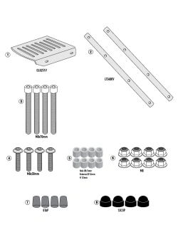 Stelaż pod kufer centralny Monokey, Monolock Kappa Royal Enfield Classic 650 (25-)/ Shotgun 650 (24-) [bez płyty montażowej]