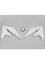 Osłony chłodnicy UFO do Yamaha YZF 250 (19-) / WRF 450 (19-22), WRF 250 (20-), YZF 450 (18-) białe