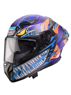 Kask integralny Caberg Drift Evo II Crok czarno-szaro-czerwony