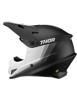 Kask enduro Thor Sector Runner MIPS czarno-biały mat