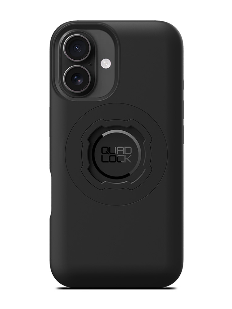 Zestaw: etui MAG na telefon iPhone 16 (magnetyczne), wodoodporny pokrowiec MAG oraz uchwyt kulowy Quad Lock