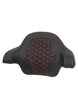 Oparcie pasażera do siedzenia Saddlemen Roadsofa Tri-Gripper Harley Davidson (wybrane modele) (14-25) czarno-czerwone [do kufra centralnego King Tour-Pak]