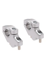 Podwyższenie kierownicy Hepco&Becker Yamaha TT 600 R/RE (98-02) [30 mm w górę, 21 mm w tył] srebrne