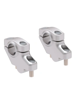 Podwyższenie kierownicy Hepco&Becker Honda GB 350 S (25-) (30 mm w górę, 21 mm w tył) srebrne