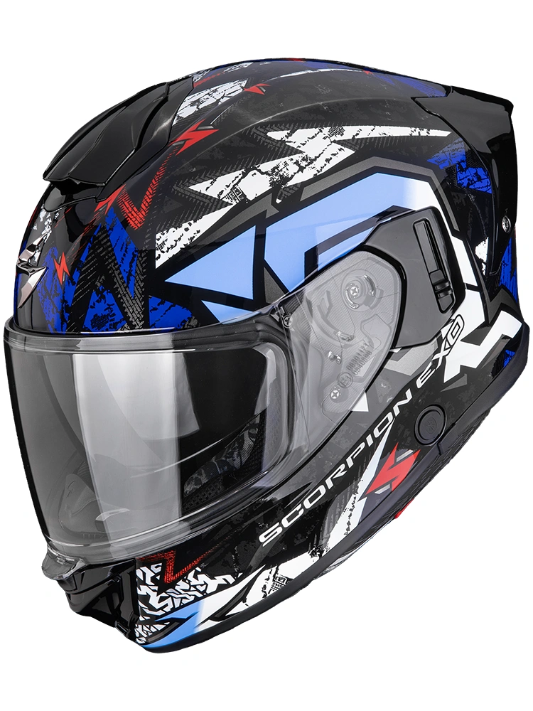 Kask integralny Scorpion EXO-530 AIR Meteor czarno-niebieski