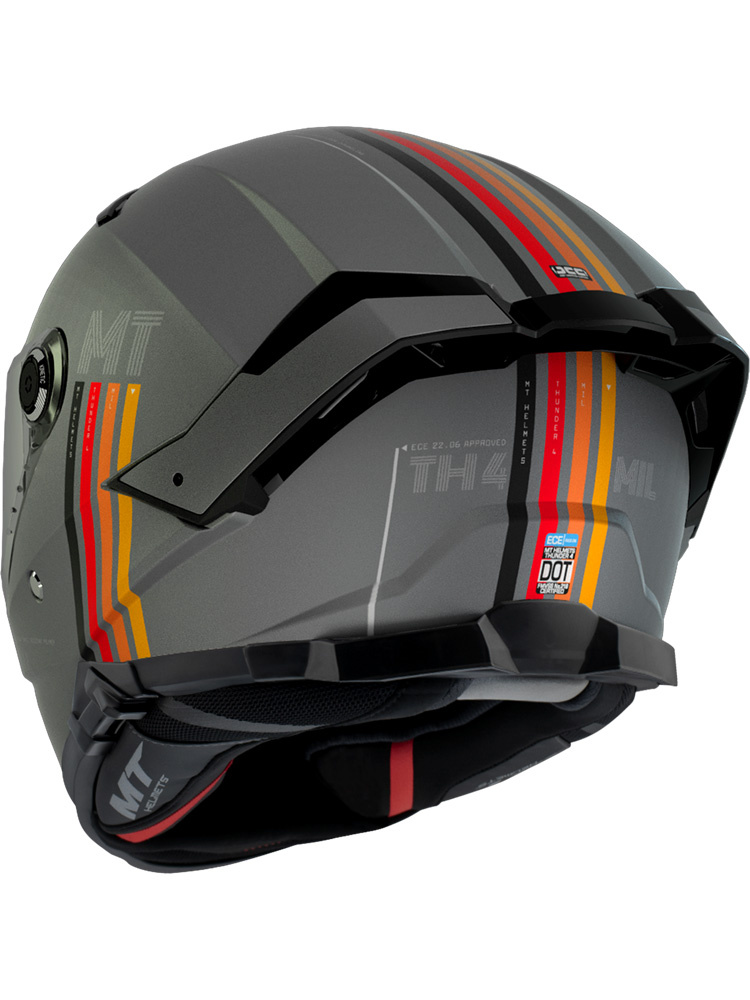Kask integralny MT Thunder 4 SV Mil szary matowy