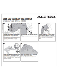 Bak paliwa Acerbis do Honda CRF 300L czarny (14 litrów)