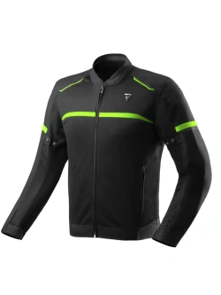 Kurtka motocyklowa tekstylna Rebelhorn Echo czarna-fluo