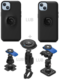 Zestaw 360 Quad Lock: etui na telefon iPhone 14 Plus + wybrane komponenty