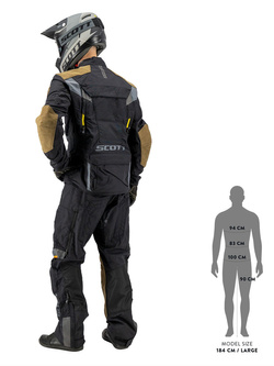 Kurtka motocyklowa tekstylna Scott Dualraid Dryo czarna