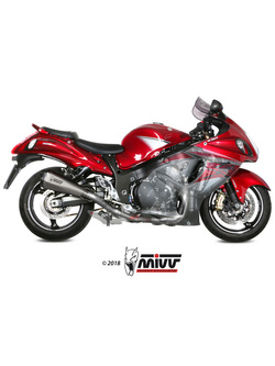 Pełny układ wydechowy (Delta Race) MIVV do Suzuki GSX-R 1300 Hayabusa (08-17) titanium