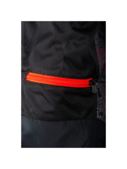 Kurtka motocyklowa tekstylna Klim Baja czarno-czerwona