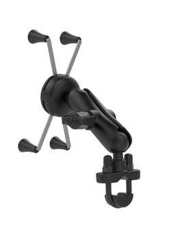 Uniwersalny uchwyt RAM X-Grip IV do dużych smartfonów montowany do ramy kierownicy