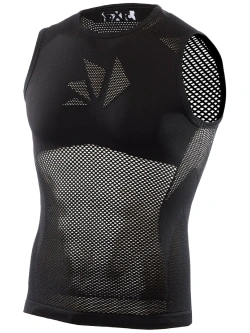 Koszulka termoaktywna bez rękawów SIXS Core czarna unisex