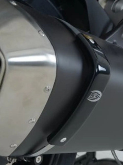 Osłona tłumika R&G do Aprilia Caponord 1200 (13-)/ BMW R 1200 RT (14-) czarna 