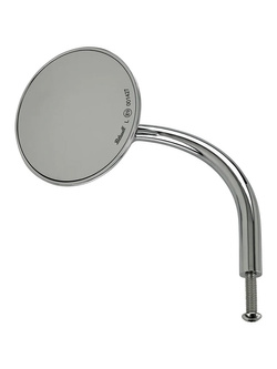 Lusterko motocyklowe uniwersalne Biltwell Round chrom
