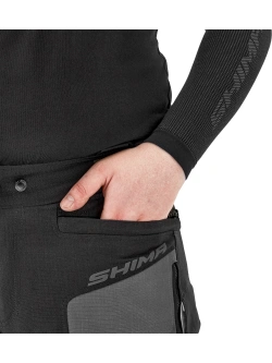 Spodnie motocyklowe tekstylne Shima Tracker czarno-szare