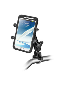 Uniwersalny uchwyt RAM X-Grip IV do dużych smartfonów montowany do ramy kierownicy