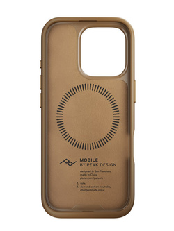 Etui Peak Design Mobile Everyday Clarino do smartfona iPhone 16 Pro brązowe