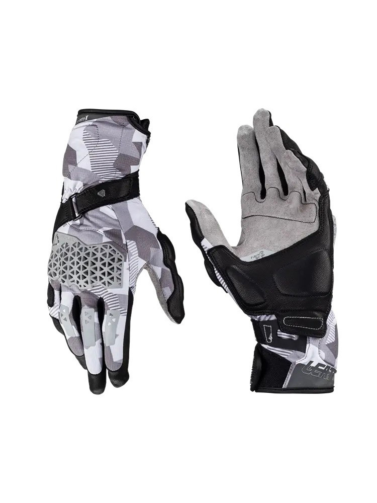Rękawice motocyklowe Leatt ADV X-Flow 7.5 biało-czarno-szare