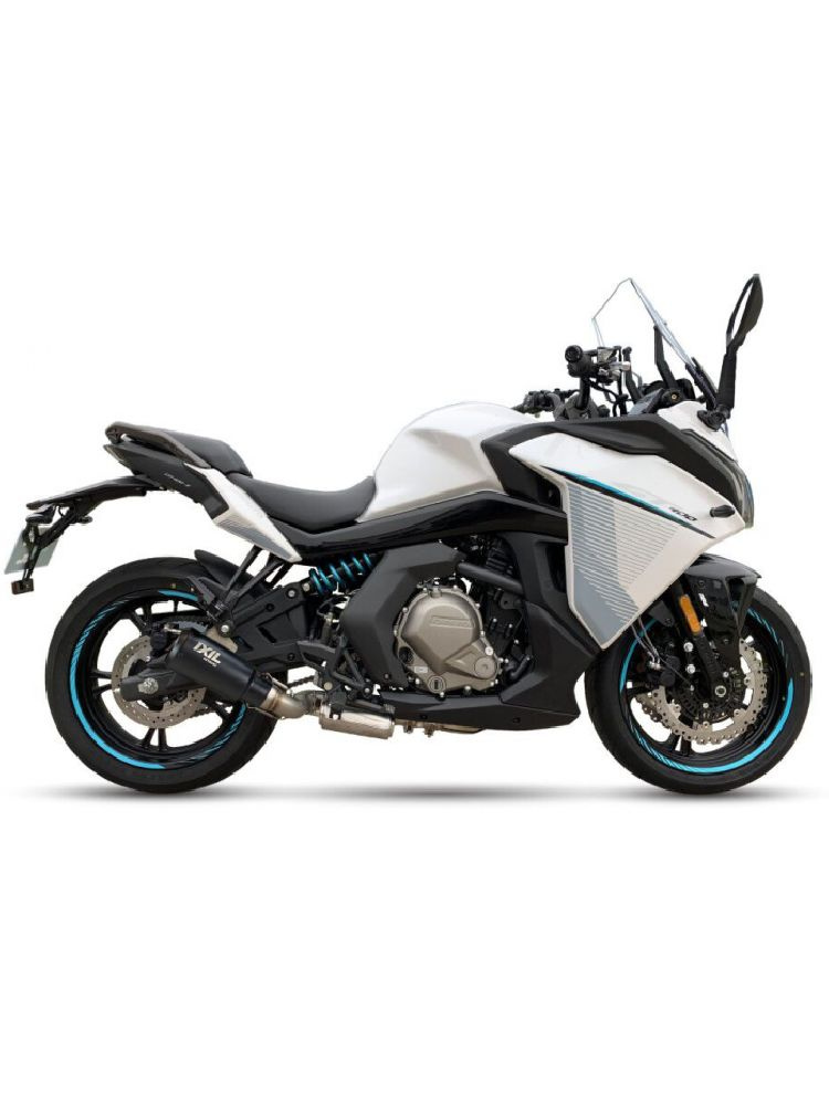 Tłumik motocyklowy IXIL RB Race Xtrem CF Moto 400 GT (19-22)/ 650 GT (19-24) czarny