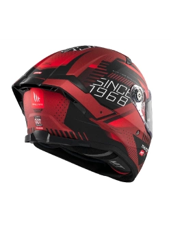 Kask integralny MT Thunder 4 SV Luminence D5 czerwono-czarny matowy