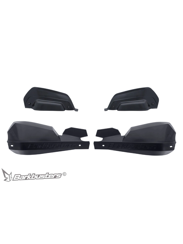 Osłony dłoni Barkbusters VPS z regulowanymi deflektorami, czarne + zestaw montażowy BMW R 1300 GS (24-)/ Adventure (25-)
