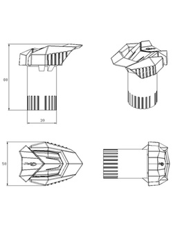Crash pady motocyklowe PUIG R19 Honda CB750 Hornet (23-)/E-Clutch (26-), XL 750 Translap (23-)/E-Clutch (26-) czarne