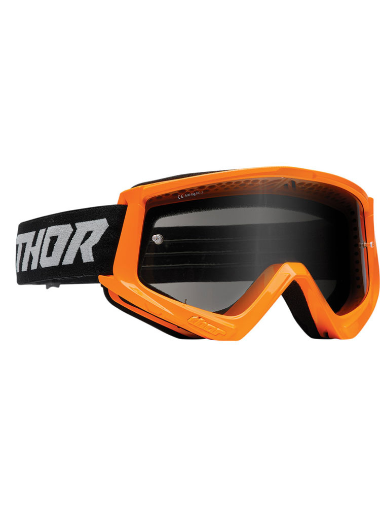 Gogle motocyklowe Thor Combat Racer Sand fluo pomarańczowo-szare