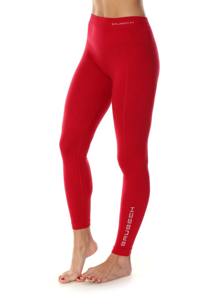 Leginsy damskie Brubeck Extreme Wool różowe