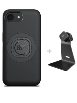 Zestaw na biurko: etui MAG na telefon iPhone 17e (magnetyczne) oraz uchwyt Quad Lock