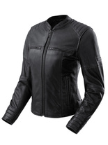 Kurtka motocyklowa damska skórzana Rebelhorn Hunter II czarna