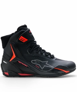 Buty motocyklowe Alpinestars Faster-4 Drystar czarno-czerwone