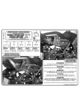 Stelaż kufrów bocznych Monokey Side Kappa Honda CBF 500/ 600 S/ N (04-12)/ 1000/ ABS (06-09)[mocowany do stelaża centralnego]