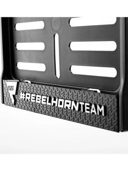 Ramka na tablicę rejestracyjną Rebelhorn Team czarna