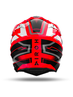 Kask integralny Airoh Commander II Mavick czerwono-biało-czarny