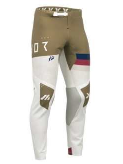 Spodnie cross Thor Sportmode League biało-brązowe