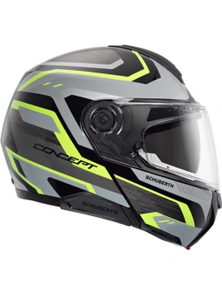 Kask szczękowy Schuberth Concept Kinetic czarno-szaro-żółty