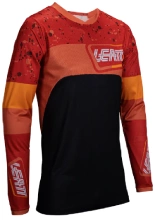 Bluza enduro Leatt Moto 4.5 Enduro czarno-czerwono-pomarańczowa