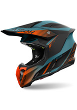 Kask enduro Airoh Twist 3 Shard pomarańczowo-niebieski