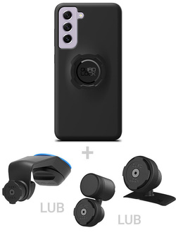 Zestaw do samochodu: etui na telefon Samsung Galaxy S21FE + mocowanie Quad Lock