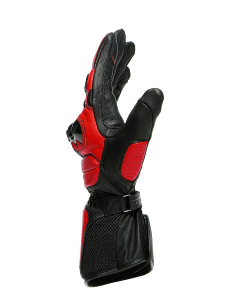 Skórzane rękawice motocyklowe Dainese Impeto czarno-czerwone