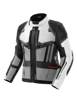 Kurtka motocyklowa tekstylna Shima Tracker jasnoszara