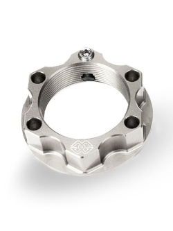 Nakrętka tylnej osi GILLES ACM-24-15 tytanowa srebrna [gwint M25 x 1.5"]