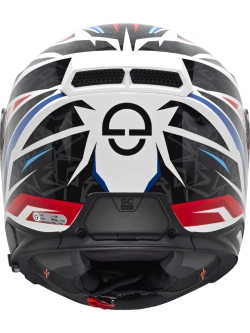 Kask integralny Schuberth S3 Thunder czarno-czerowono-niebieski połysk